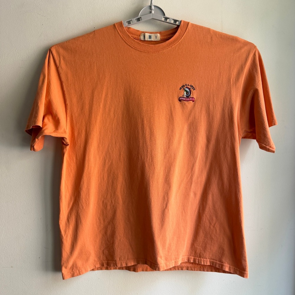 SDI 104th US Open Shinnecock Hills Golf T-Shirt Orange XL